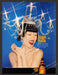 2001 Print Advertisement Kahlua Martini Chandelier Hair Piece Alcohol Recipe Ad.