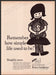 Kotex Tampons Cartoon Girl 1960s Print Advertisement 1969 Fetch the Paper!