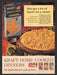 1964 Kraft Macaroni & Cheese Dinner "Cooked up Fresh" Print Advertisement Ad