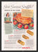 1940 Kraft Velveeta Cheese Recipe Print Advertisement Ad