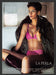 La Perla Lingerie Bra Panties Fur Airplane 2000s Print Advertisement 2001 Fetch the Paper!