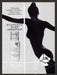 1990 Lacome Paris Body Sculpting Complex Nude Silhouette Print Advertisement Ad