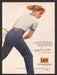 1983 Lee Jeans Kathy Rinaldi Tennis Pro Print Advertisement Ad