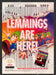 1992 Print Advertisement Lemmings Video Game Ad.
