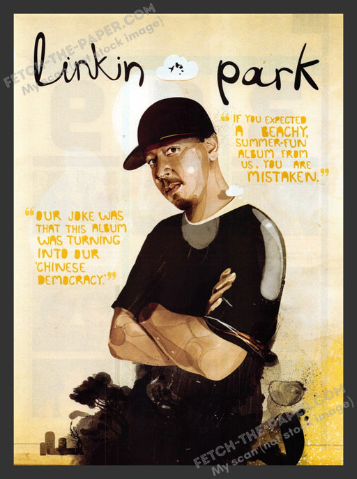 2007 Print Advertisement Linkin Park Mike Shinoda Musician Ad.