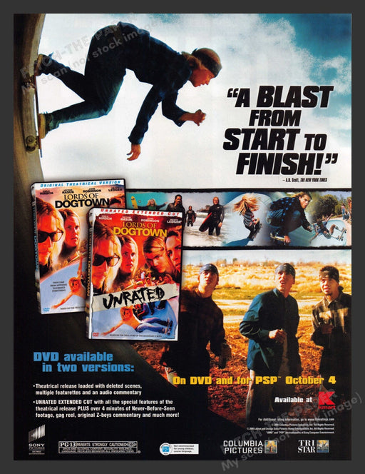 2005 Lords of Dogtown Movie Release Print Advertisement Ad