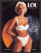 1996 Lou Lingerie White Lace Panties & Bra Blonde Print Advertisement Ad