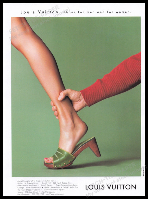 Louis Vuitton 2000s Print Advertisement Ad 2000 Fetch the Paper!