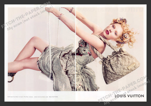 2007 Print Advertisement 2 Pg Louis Vuitton Scarlett Johansson Actress Clothing.