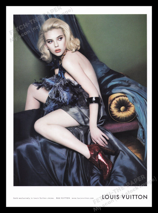 Louis Vuitton Shoes 2000s Print Advertisement Ad 2007 Legs Scarlett Johannson Fetch the Paper!