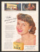1956 Lux Soap Debbie Reynolds Actress Color Print Advertisement Ad