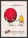 2000 M&M's Big Head Red Piece Print Advertisement Ad