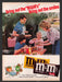 1986 M&M's Candy Family BBQ Picnic Print Advertisement Ad