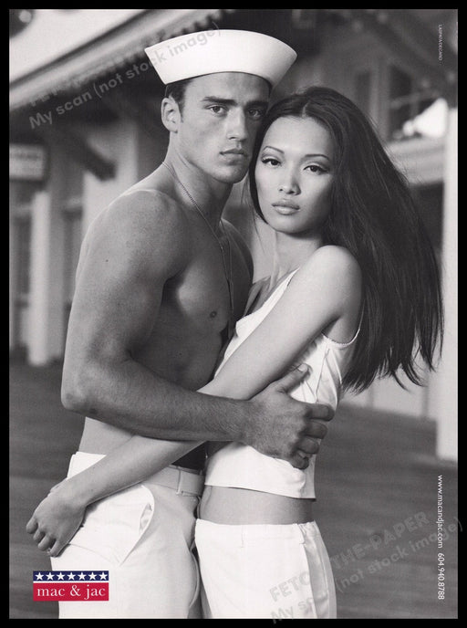 Mac & Jac 2000s Print Advertisement Ad 2000 Fetch the Paper!