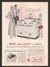 1948 Magic Chef Automatic Gas Range Little Girl Cooking Print Advertisement Ad