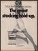 Maidenform Mini-Cling 1960s Print Advertisement 1969 Stockings No Garters Fetch the Paper!