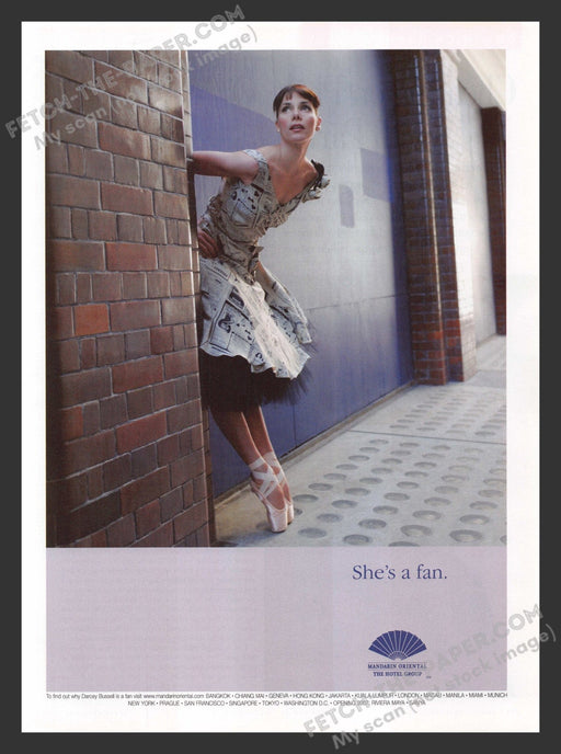 2007 Print Advertisement Mandarin Oriental The Hotel Group International Travel.