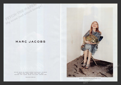 Marc Jacobs 2000s Print Advertisement (2 pages) 2007 Dakota Fanning Actor Girl Fetch the Paper!