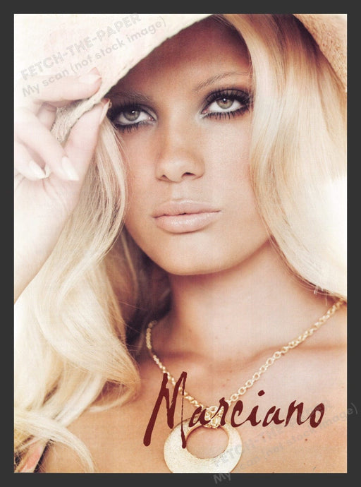 2007 Marciano Sexy Blonde Model Jewelry Print Advertisement Ad