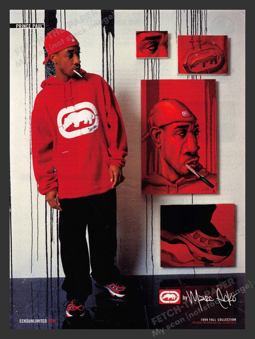 1999 Marck Ecko Unltd. Prince Paul Rapper Print Advertisement Ad
