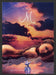 Mariah Carey 2000s Print Advertisement 2007 M Fragrance Naked Clouds Purple Fetch the Paper!