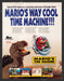 1993 Print Advertisement Mario's Time Machine Video Game Ad.