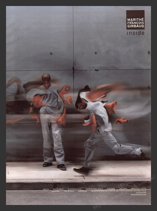 2000 Marithe Francois Girbaud Clothing Inside Print Advertisement Ad.