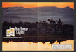 1988 Marlboro Lights Sunset Two Cowboys Print Advertisement (2 Pages)