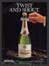 Martini & Rossi "Twist and Shout" 1980s Print Advertisement 1985 Fetch the Paper!