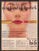 1956 Max Factor Hi-fi Lipstick Color Print Advertisement Ad