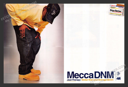 2000 Mecca DNM Jean Therapy Ergo Series Clothing Print Advertisement (2 Pages).