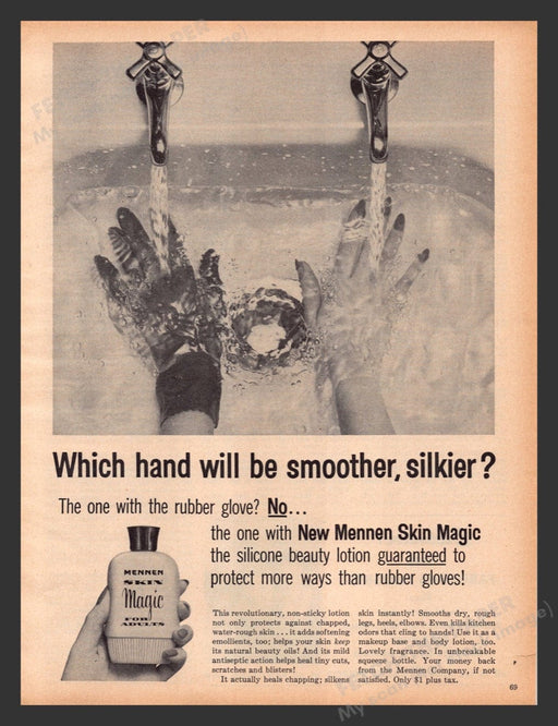 1956 Mennen Skin Magic for Adults Print Advertisement Ad