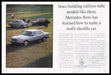 Mercedes Benz S-Class 1990s Print Advertisement (2 pages) 1991 Sedan Car Fetch the Paper!