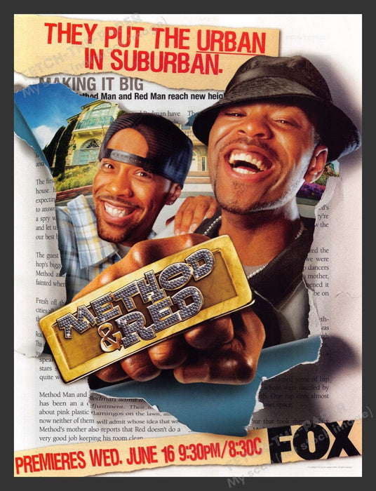 2004 Method & Red T.V. Show Print Advertisement Ad