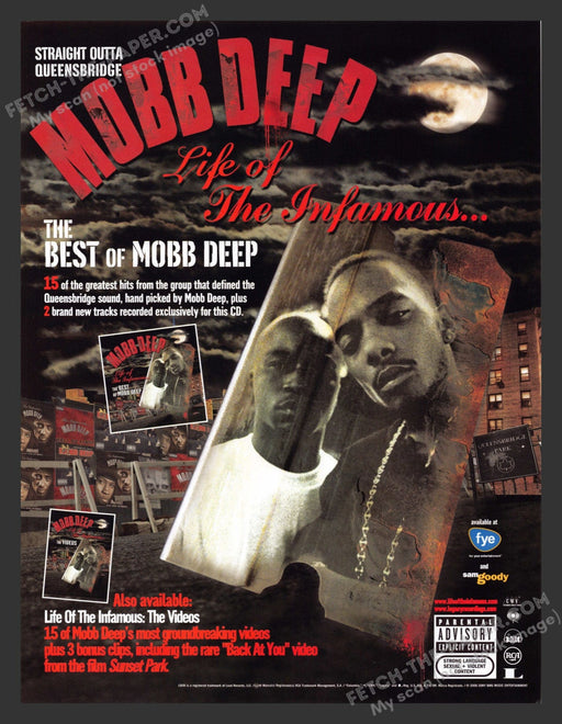 2006 Mobb Deep "Life of the Infamous..." Album Release Print Advertisement Ad.