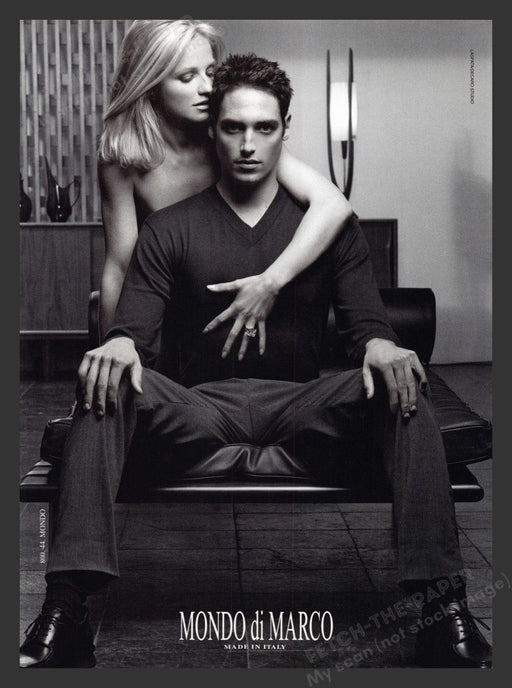 1999 Mondo di Marco Clothing Sexy Girlfriend Print Advertisement Ad