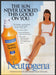 Neutrogena Sunless Tanning 1990s Print Advertisement Ad 1999 Tan Legs Stairs Fetch the Paper!