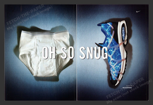 2000 Nike Air Kukini "Oh So Snug" Shoes Print Advertisement (2 Pages).