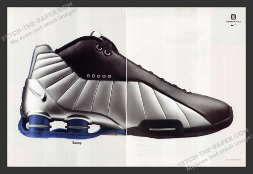 2000 Nike Shox Print Advertisement (2 Pages).