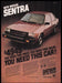 Nissan Sentra 1980s Print Advertisement Ad 1982 Fetch the Paper!