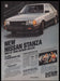 Nissan Stanza 1980s Print Advertisement Ad 1982 Fetch the Paper!