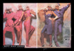 North Beach Leather 1980s Print Advertisement (2 pages) 1985 Super Models Fetch the Paper!