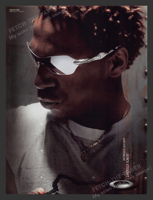 2004 Oakley Eyewear James Stewart Motocross Athlete Print Advertisement Ad