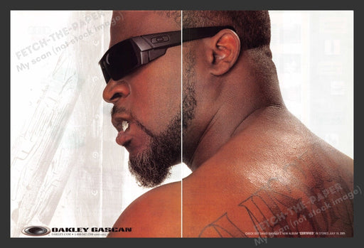 2005 Oakley Gascan Sunglasses David Banner Print Advertisement (2 Pages)