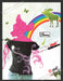 2004 ok47 Clothing Apparel "Thorns" Rainbow Moose Deer Print Advertisement.