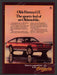 Oldsmobile 1980s Print Advertisement Ad 1983 Firenza GT Car Promo Fetch the Paper!