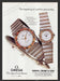 Omega Watch Constellation 1990s Print Advertisement 1994 Fetch the Paper!