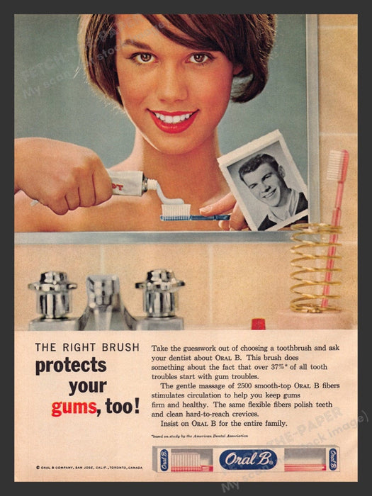 Toothbrush advertisement hotsell