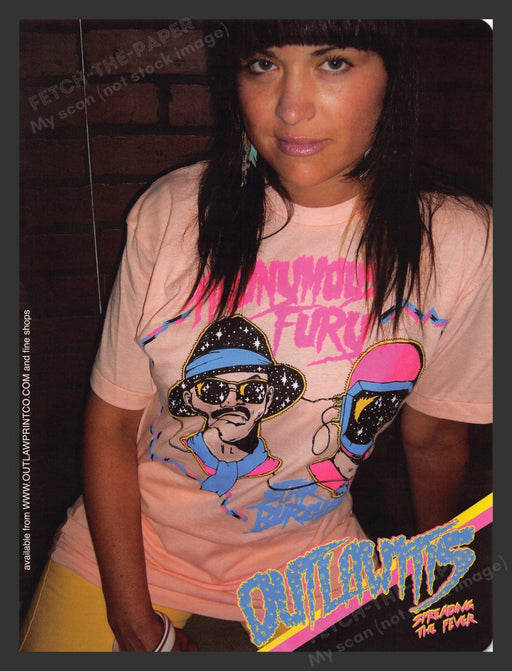 2007 Outlaw Print Clothing "Outlawitis" Spreading the Fever Print Advertisement.
