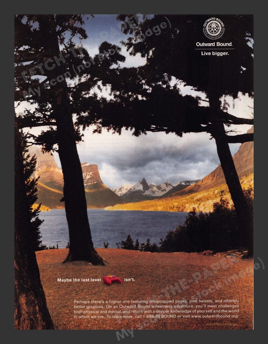2004 Outward Bound "Live Bigger" Print Advertisement Ad
